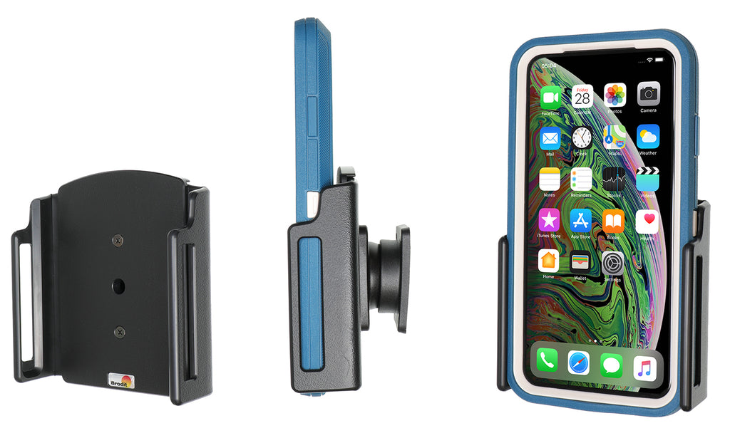 Brodit Passieve Houder 711084 - Telefoonhouder Apple iPhone 11 Pro Max / iPhone 11 Pro / iPhone 11 / iPhone Xs Max