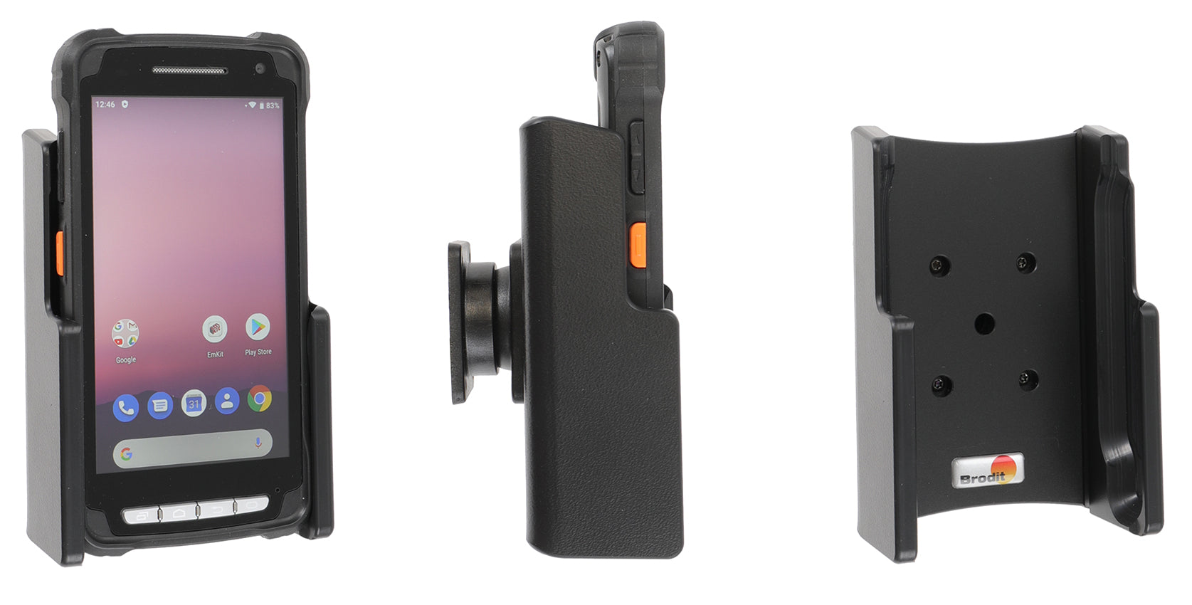 Passive holder with tilt swivel 711170