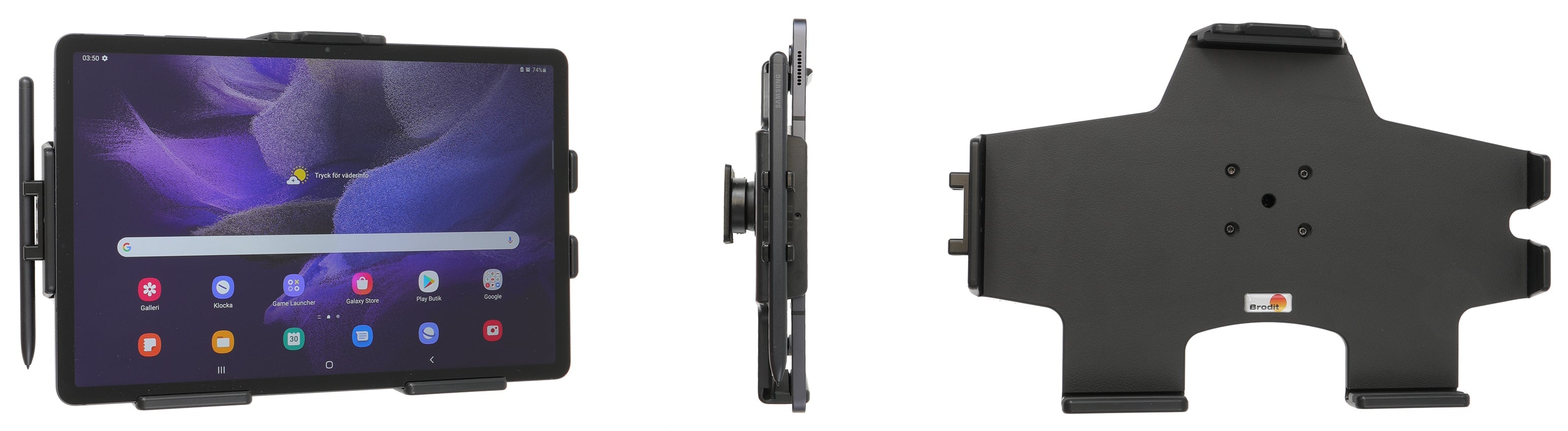 Passive holder with tilt swivel 711182