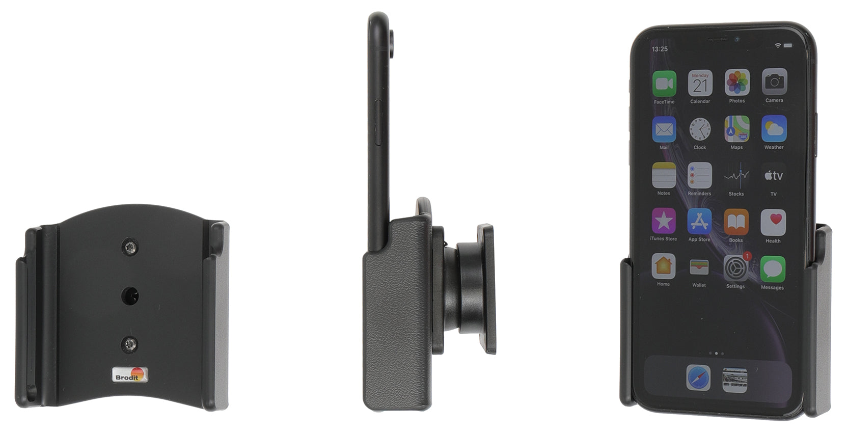 Brodit Passieve Houder 711265 - Telefoonhouder Apple iPhone 11 / iPhone XR