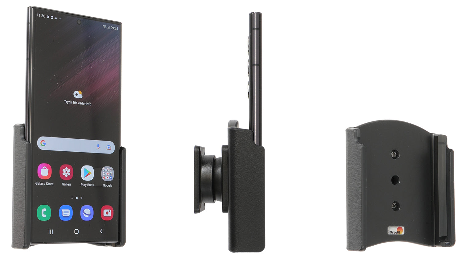 Passive holder with tilt swivel 711291