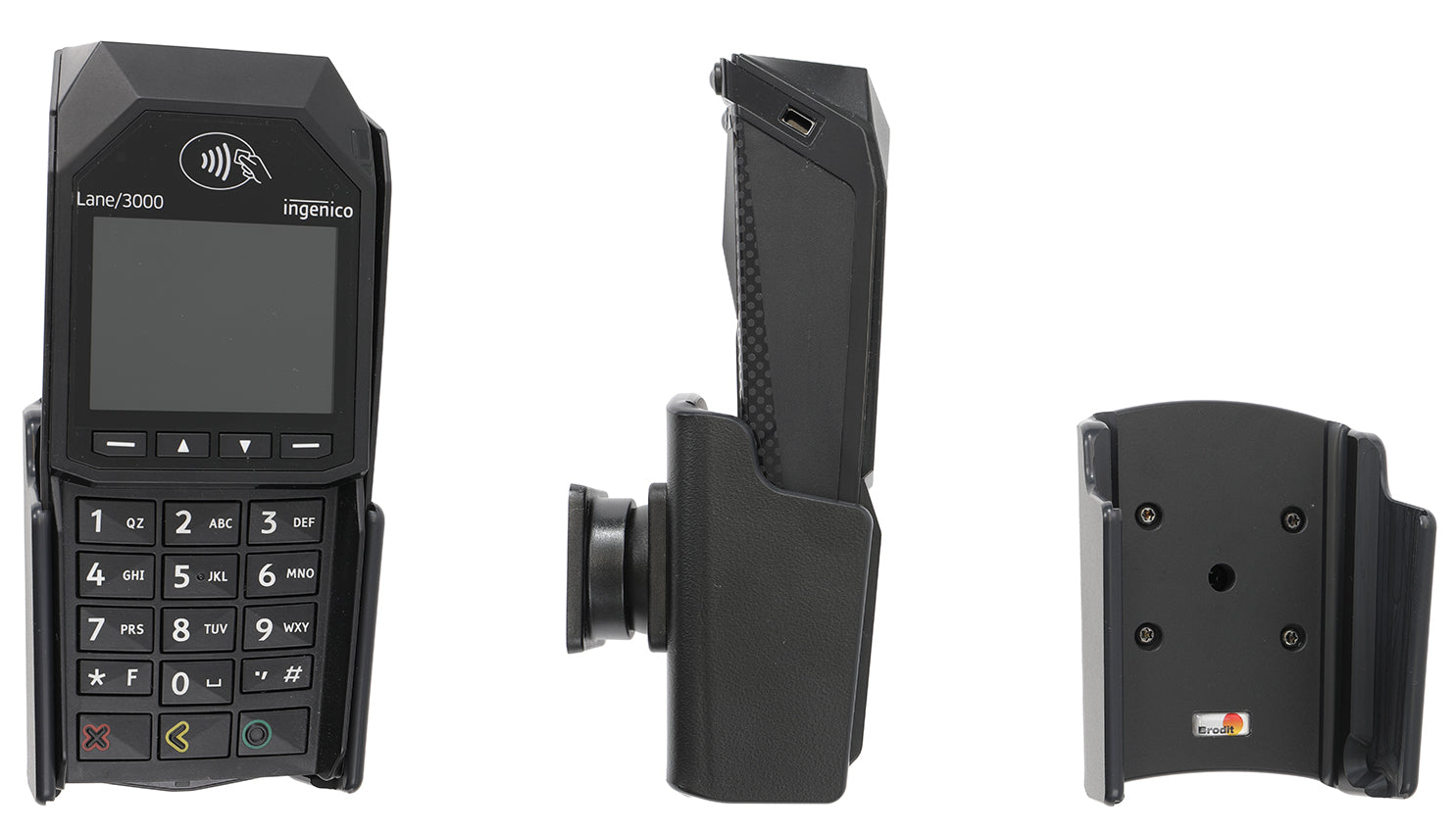 Passive holder with tilt swivel 711315