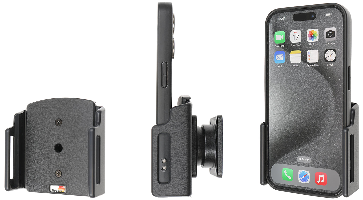 Brodit Passieve Houder 711376 - Telefoonhouder Apple iPhone 17 Pro / iPhone 17 / iPhone 16e / iPhone 16 Pro / iPhone 16