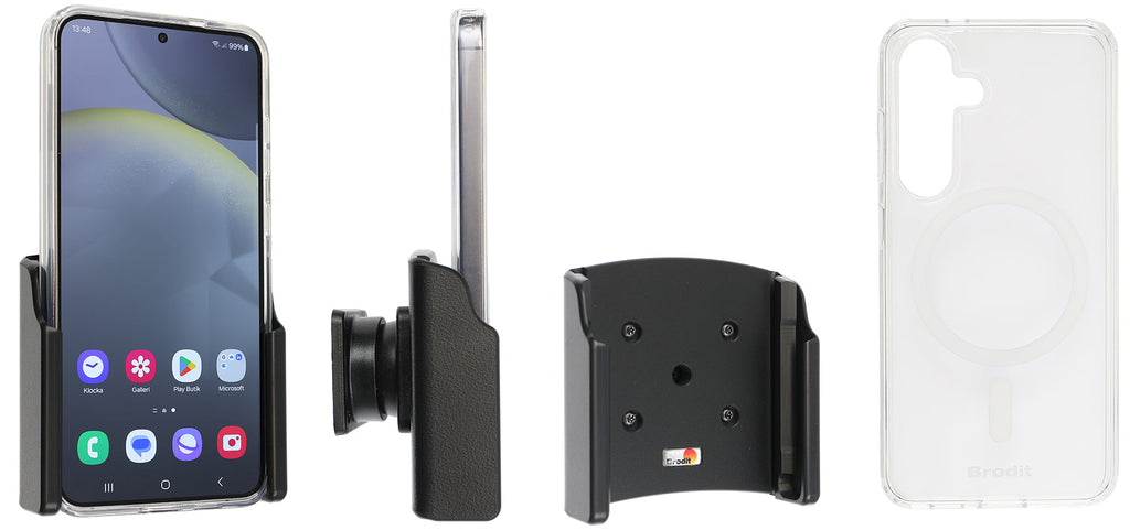 Brodit MagSafe Houder Inclusief Telefoonhoes Samsung Galaxy S24+ (711405) - autohouder