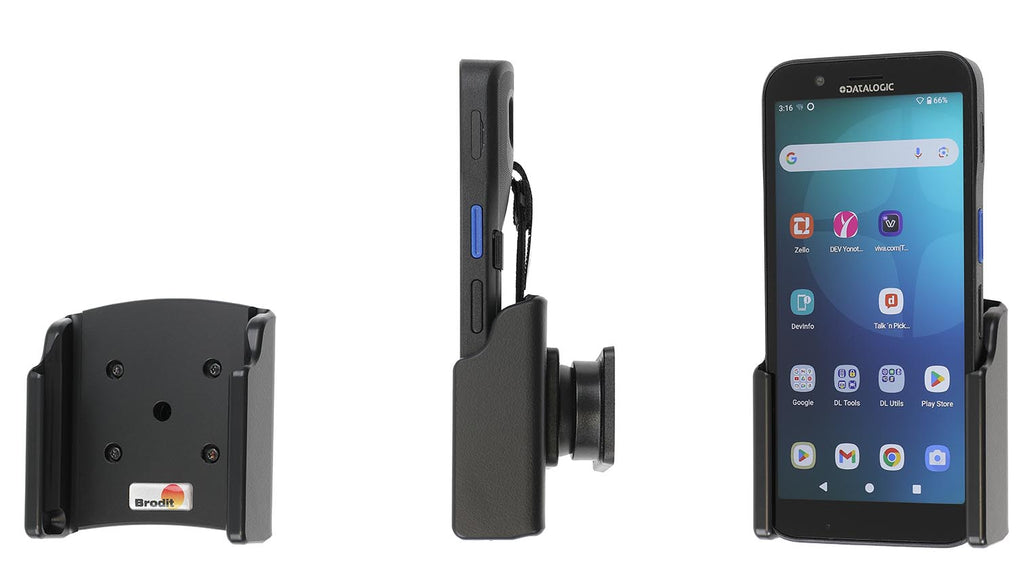 Brodit Passieve Houder 711429 - Scannerhouder Datalogic Memor 17 / Memor 12