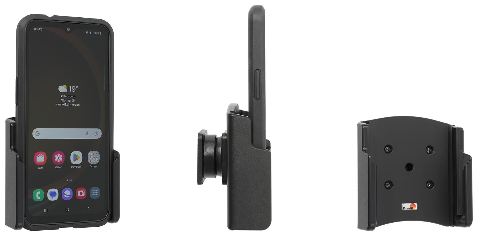 Passive holder with tilt swivel 711445