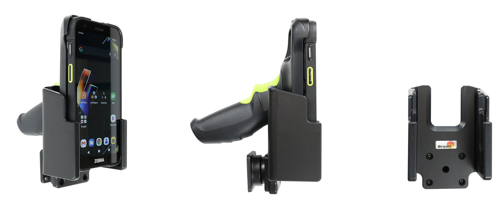 Brodit passieve houder voor Zebra TC701 met pistoolgreep, scherm naar de gebruiker - Telefoon- & - artikel 711496
