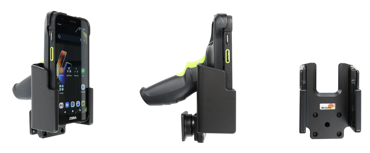 Brodit passieve houder voor Zebra TC701 met pistoolgreep, scherm naar de gebruiker - Telefoon- & - artikel 711496