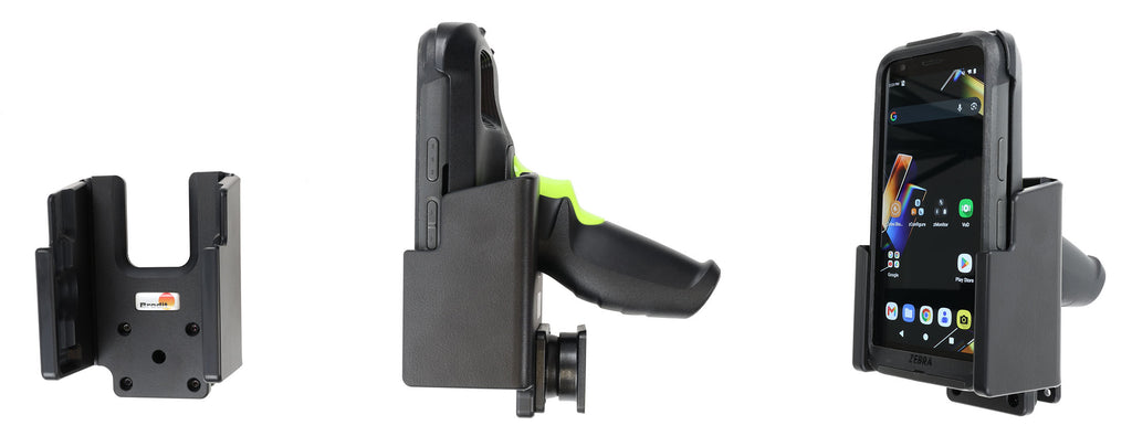 Brodit passieve houder voor Zebra TC501 met pistoolgreep en originele Rugged Boot, scherm - artikel 711498 - afbeelding 6