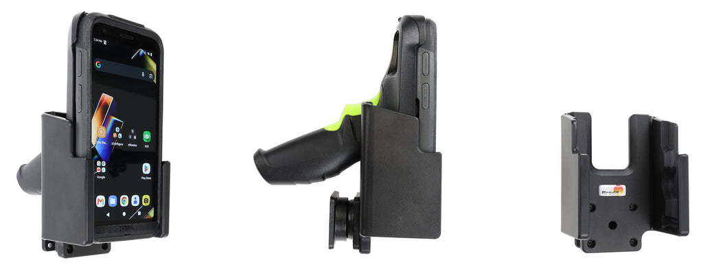 Brodit passieve houder voor Zebra TC501 met pistoolgreep en originele Rugged Boot, scherm naar de gebruiker - artikel 711498