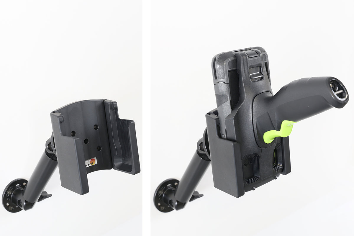 Brodit passieve houder voor Zebra TC501 met pistoolgreep en originele Rugged Boot, scherm - artikel 711499 - afbeelding 5