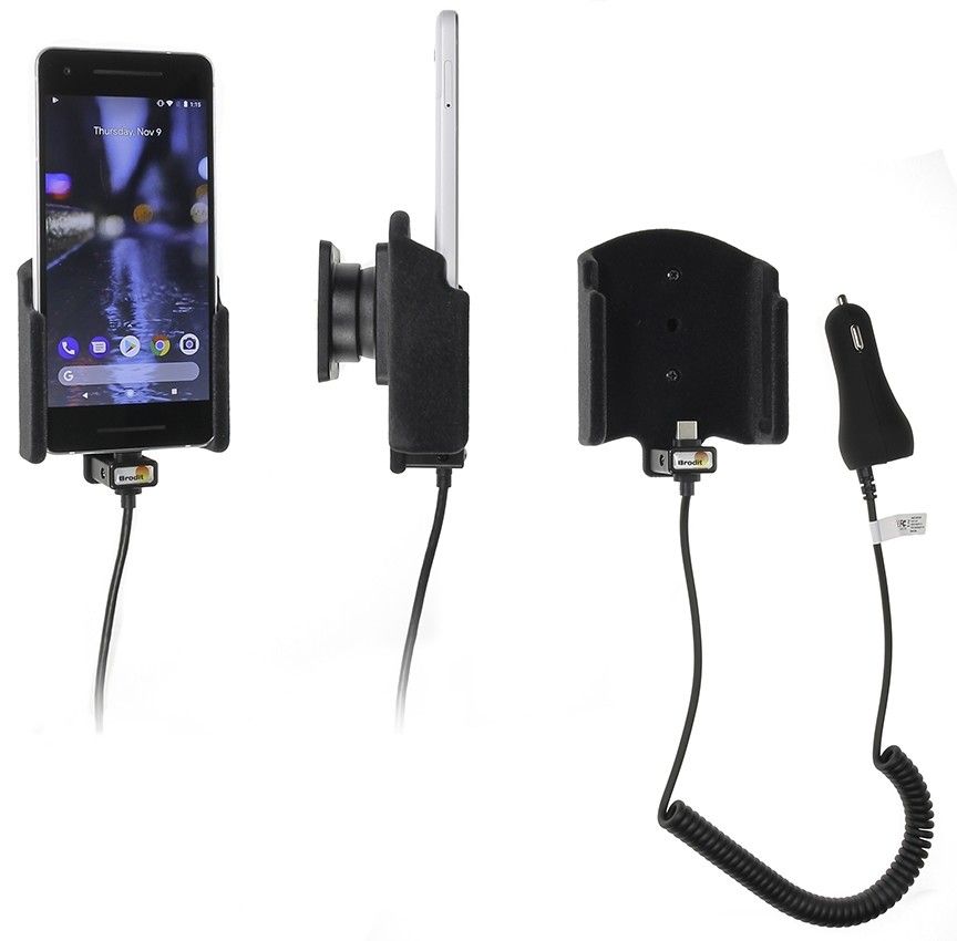 Brodit houder/lader Google Pixel 2 sig.plug-padded