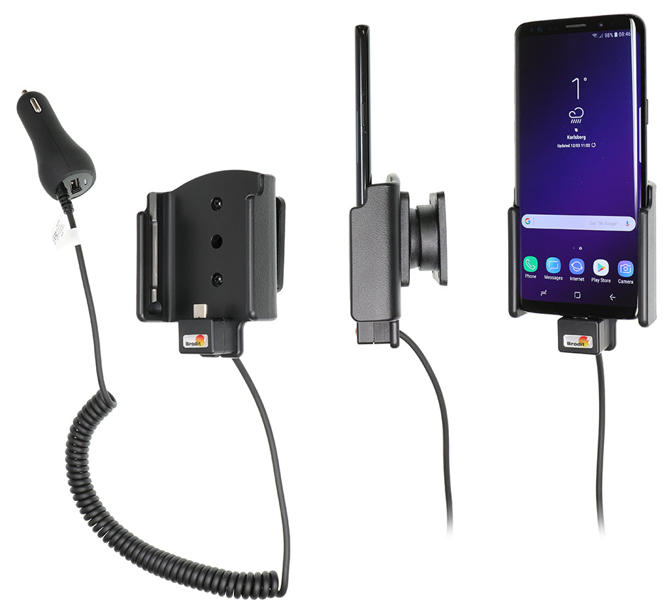 Brodit Actieve Houder 712038 - Telefoonhouder Samsung Galaxy S9