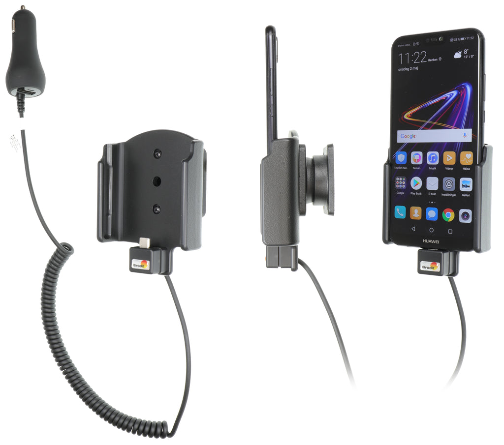 Brodit Actieve Houder 712054 - Telefoonhouder Huawei P20 Lite