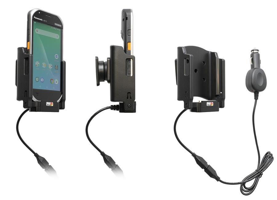 Brodit houder/lader Panasonic FZ-T1 sig.plug - 3A
