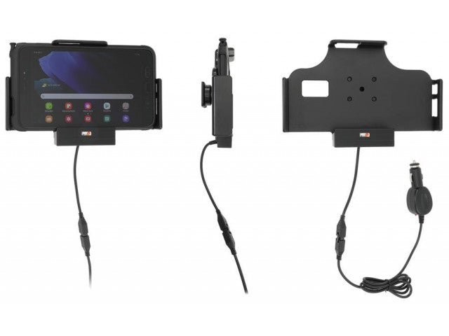 Brodit - Samsung Galaxy Tab Active2 SM-T390 / Samsung Galaxy Tab Active3 SM-T575 houder met 12/24V lader - Telefoon- & Tablet