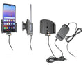 Brodit - Huawei P20 Pro met originele hoes Actieve houder met vaste voeding - Telefoon- & Tablethouder - artikel 713062