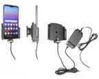 Brodit - Huawei P20 Pro met originele hoes Actieve houder met vaste voeding - Telefoon- & Tablethouder - artikel 713062
