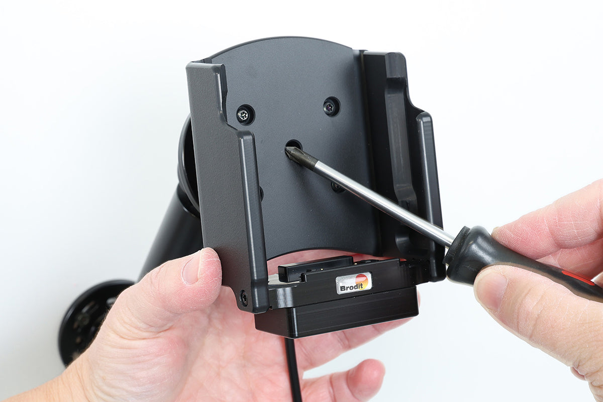 Brodit actieve houder voor vaste installatie voor Zebra TC101 en TC201 – afbeelding 3