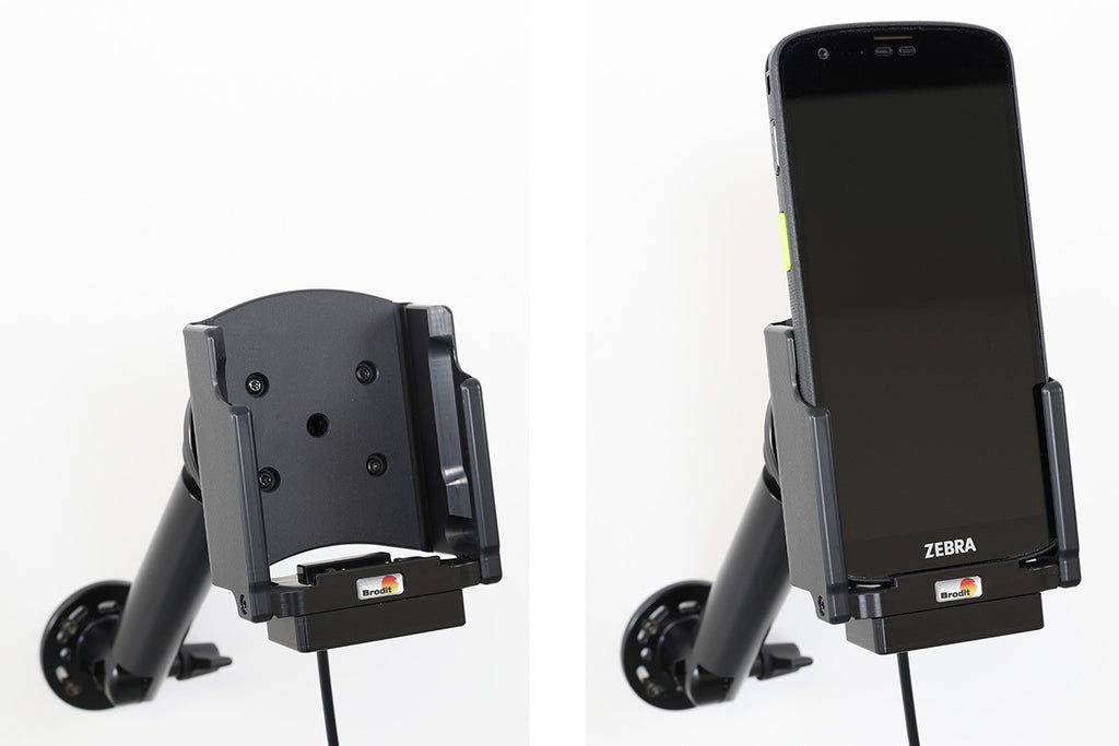 Brodit actieve houder voor vaste installatie voor Zebra TC101 en TC201 – afbeelding 4