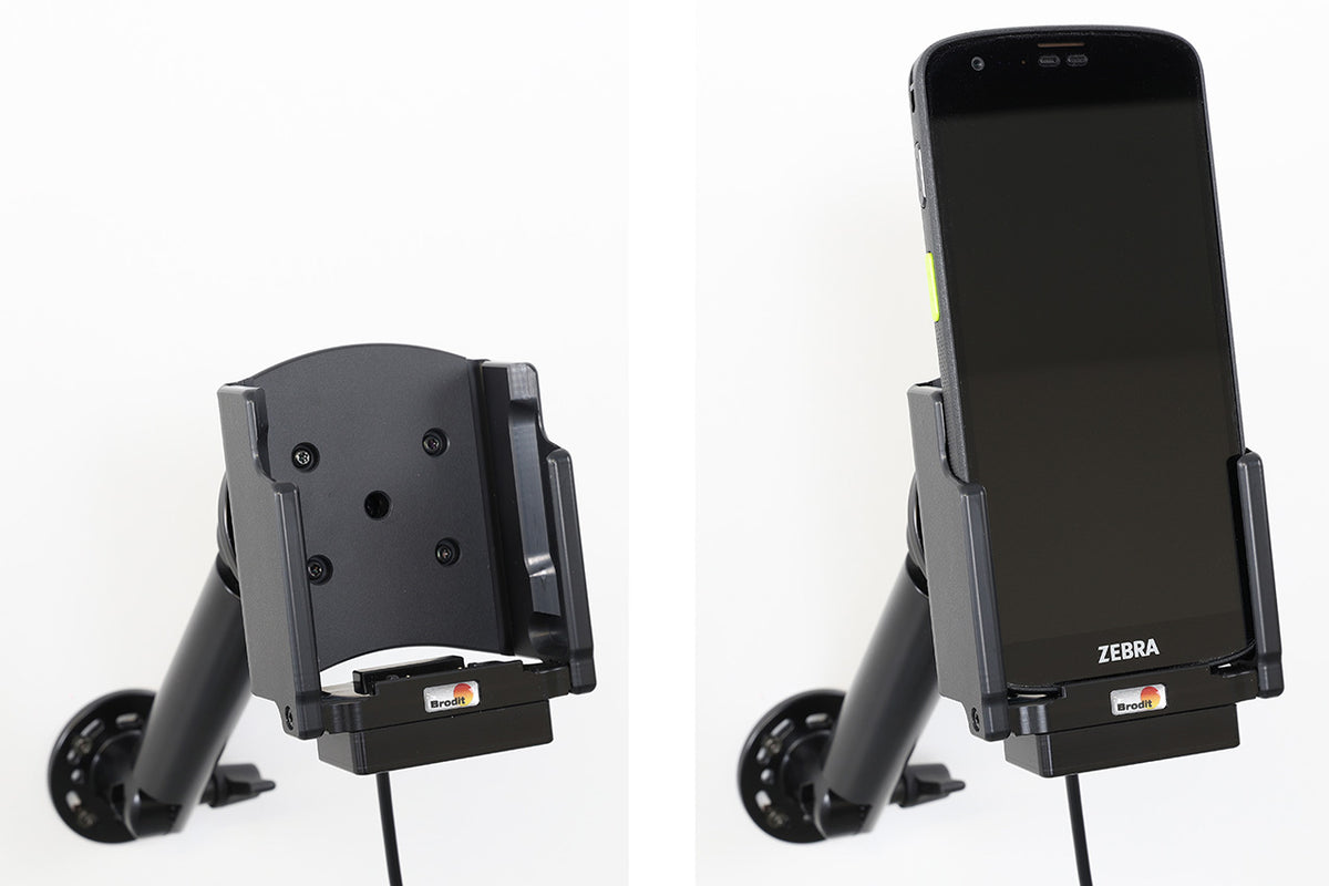 Brodit actieve houder voor vaste installatie voor Zebra TC101 en TC201 – afbeelding 4
