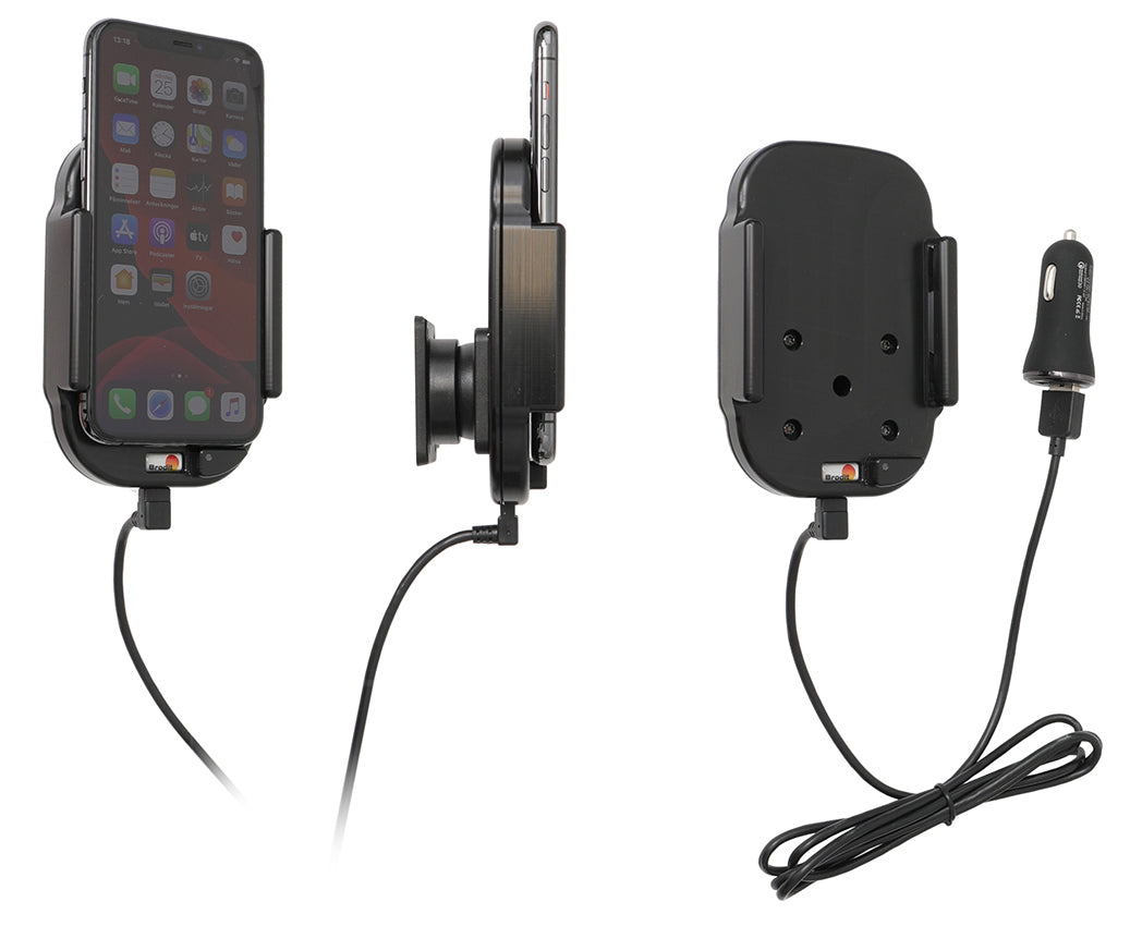 Qi Wireless Charging Phone Holder with car charger 718161