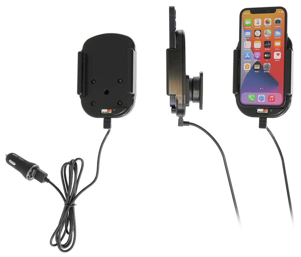Brodit Qi Wireless Houder 718234 - Telefoonhouder Apple iPhone 12 Mini