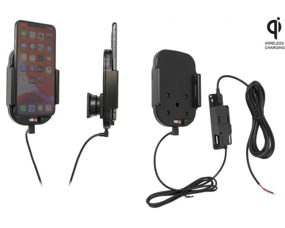 Brodit - Apple iPhone 11 Pro Max Qi Wireless Actieve houder met vaste voeding - Telefoon- & Tablethouder - artikel 719164