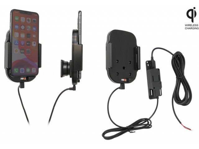 Brodit - Apple iPhone 11 Pro Max Qi Wireless Actieve houder met vaste voeding - Telefoon- & Tablethouder - artikel 719164 - a