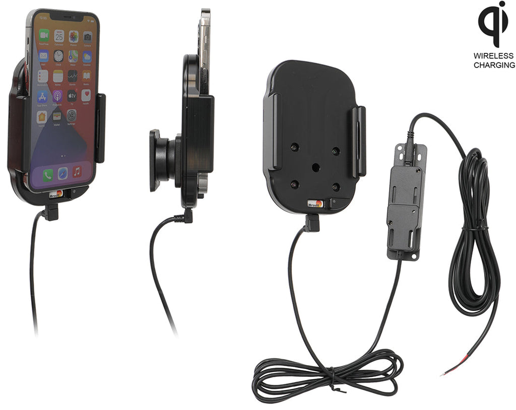 Qi wireless active holder for fixed installation 719235