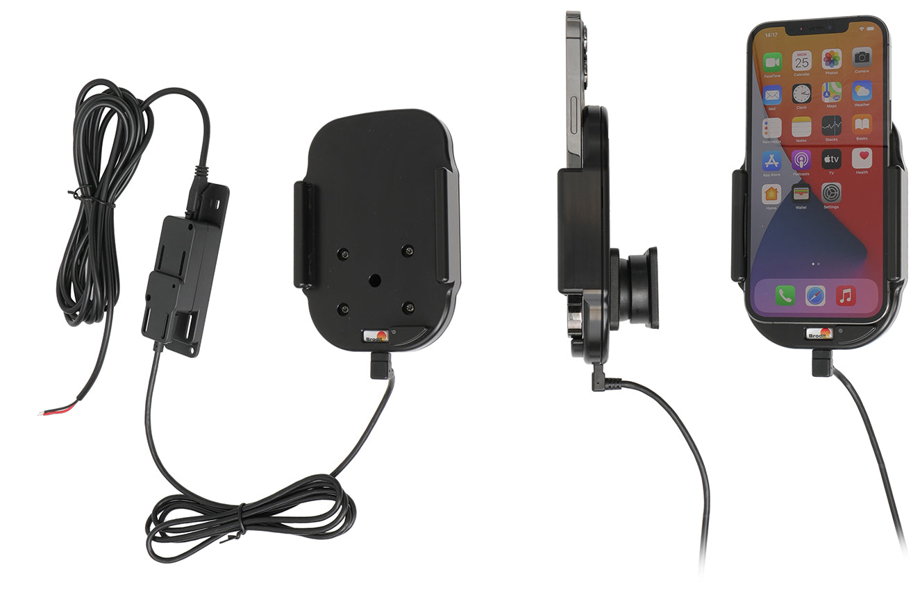 Brodit Qi Wireless Houder 719236 - Telefoonhouder Apple iPhone 12 Pro Max