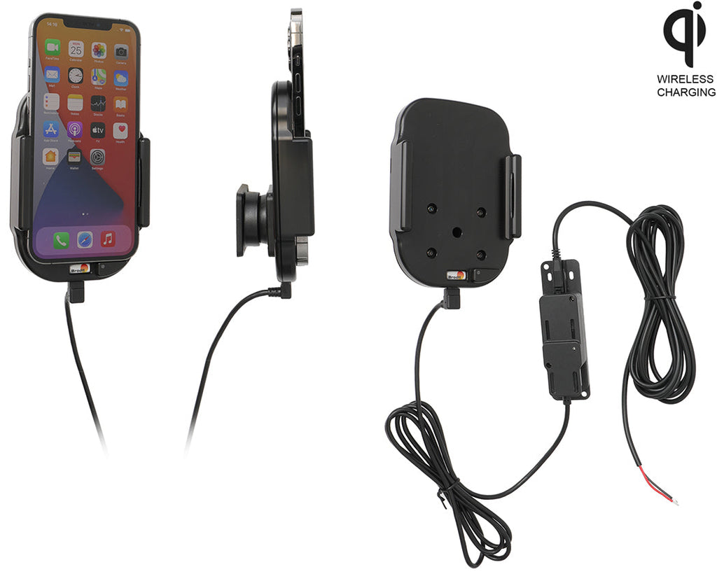 Qi wireless active holder for fixed installation 719236