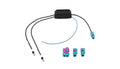 adapterkabel 15 cm Fakra F - Fakra F dubbel + fantoom
