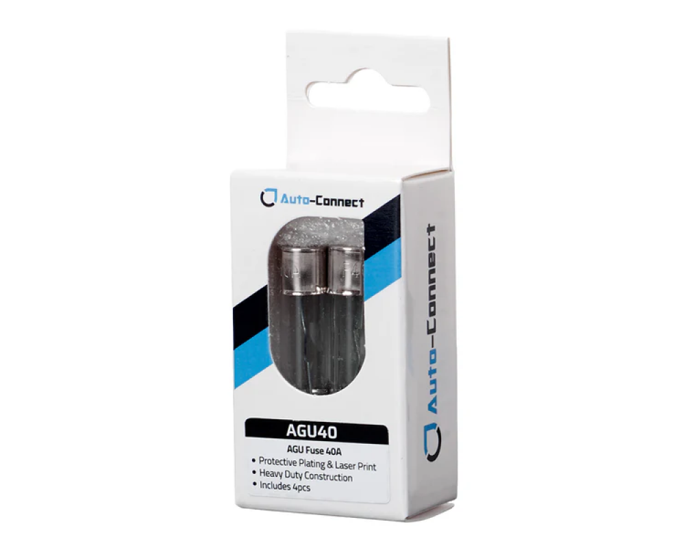 Auto-Connect AGU 40A fuse nickel plated 4pcs