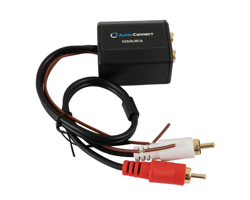 Auto-Connect Ground loop isolator, 2RCA-2RCA input