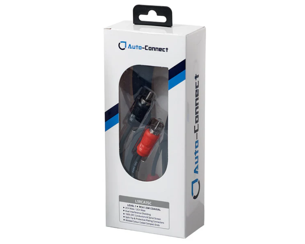 Auto-Connect Level 1 RCA cable 1,5m Koaxial