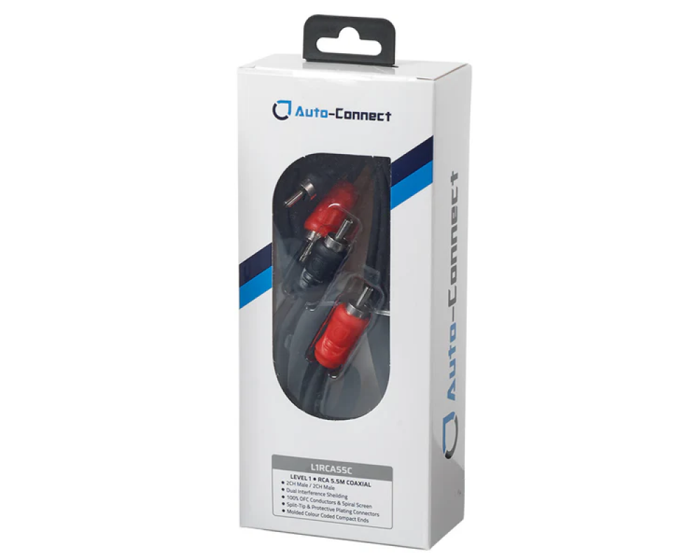 Auto-Connect Level 1 RCA cable 5,5m Koaxial