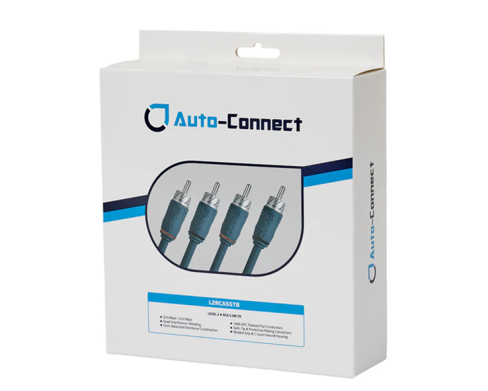 Auto-Connect Level 2 RCA cable 5,5m
