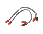 Auto-Connect Level 1 RCA Y-adaptor 2Male 1Female