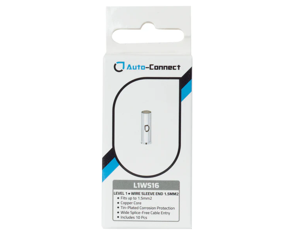 Auto-Connect L1 Wire Sleeve End 1,5 mm2/16GA 10pcs