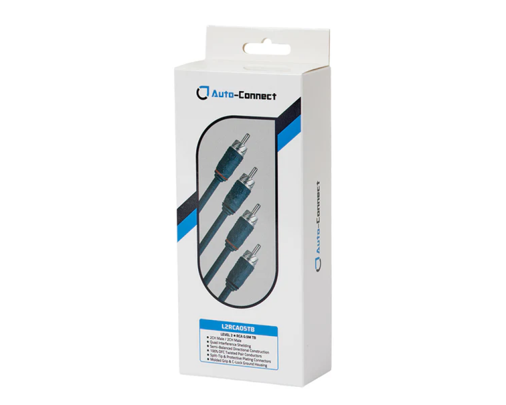 Auto-Connect Level 2 RCA cable 0,5m