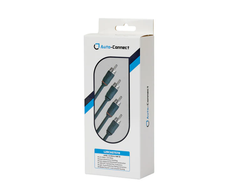 Auto-Connect Level 2 RCA cable 0,75m