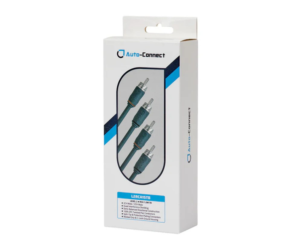Auto-Connect Level 2 RCA cable 1,5m