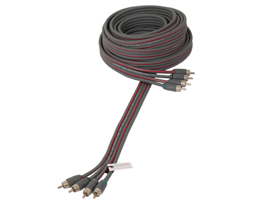 Auto-Connect Level 2 4-ch RCA cable 5,5m semi