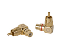 Auto-Connect L2 RCA Adapter Male -Female Angled