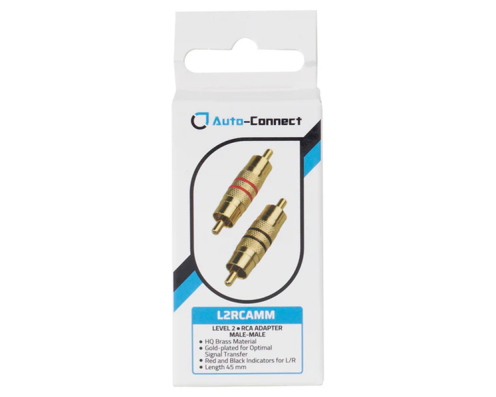 Auto-Connect L2 RCA Adapter Male -Male