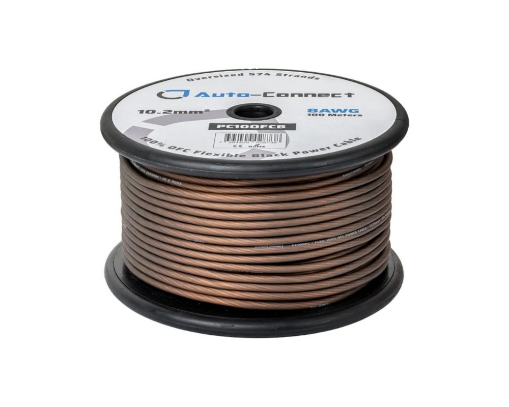Auto-Connect Power Cable OFC Flex 10mm2 Black 100m - Universele Kabels & Connectoren - artikel 720PC10OFCB - afbeelding 5