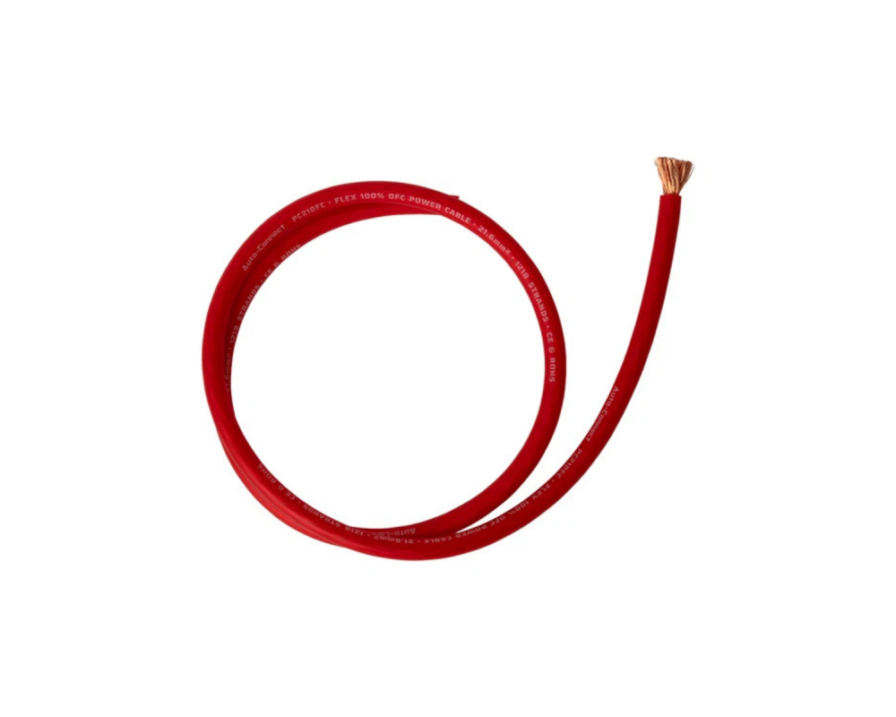 Auto-Connect Power Cable OFC Flex 21mm2 Red 50m - Universele Kabels & Connectoren - artikel 720PC21OFCR - afbeelding 4