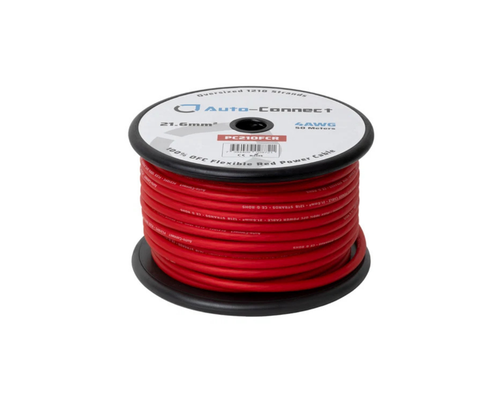 Auto-Connect Power Cable OFC Flex 21mm2 Red 50m - Universele Kabels & Connectoren - artikel 720PC21OFCR - afbeelding 5