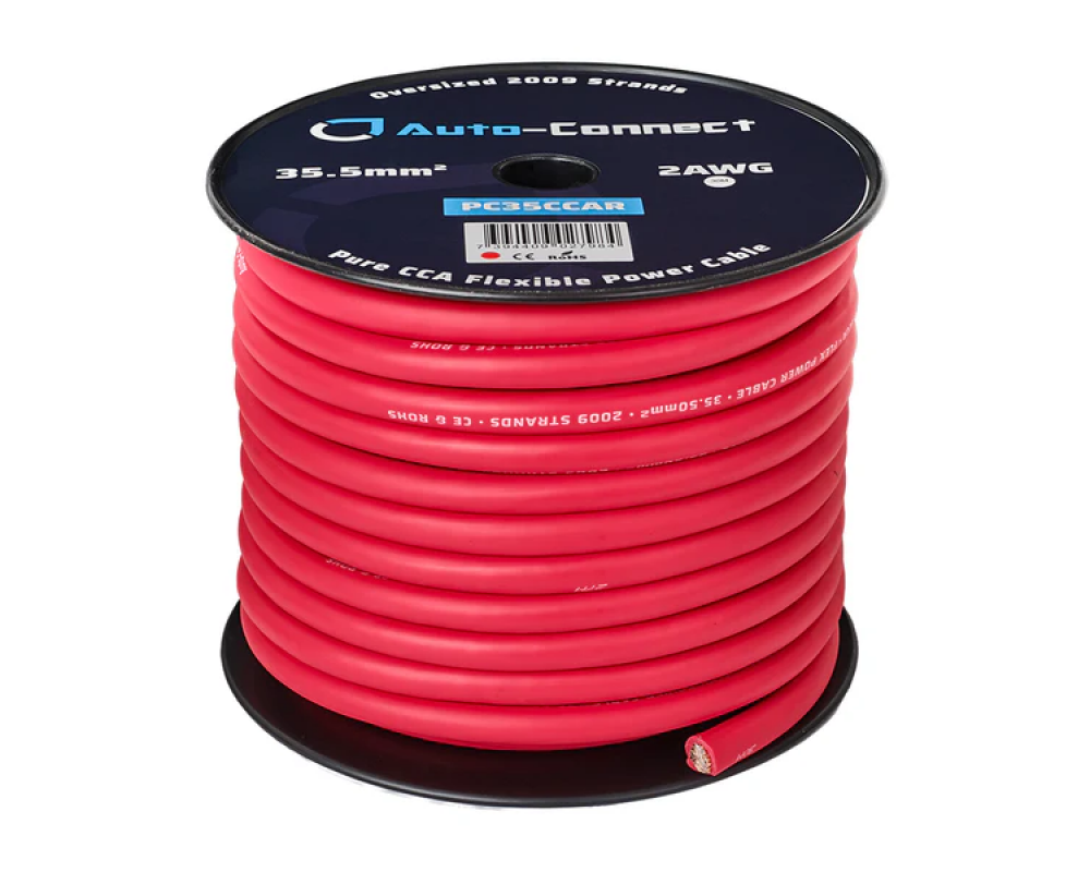 Auto-Connect Power Cable CCA Flex 35mm2 Red 30m